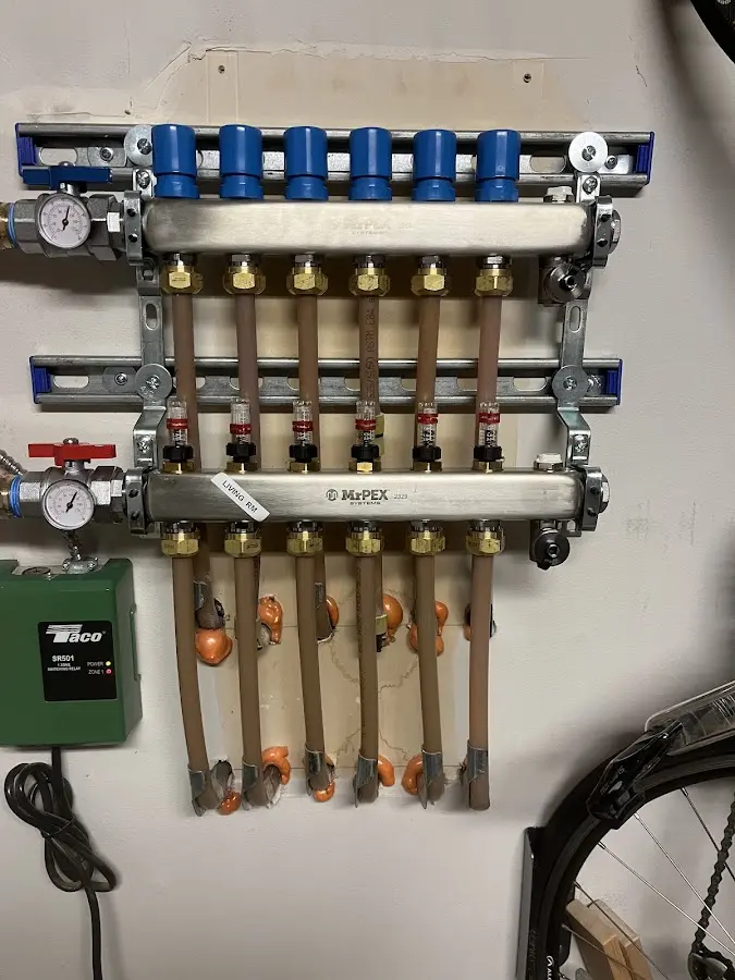 Plumber performing Gas Leak Detection at a residential property in Wetumpka